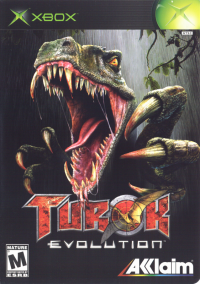 Turok Evolution Xbox US box art